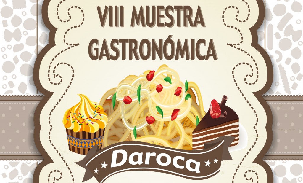  Cartel VIII Muestra Gastronómica Pasta y Dulce de Daroca