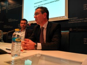 El presidente de Cajamar, Eduardo Baamonde, durante una de sus intervenciones