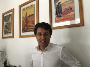 Fernando Miranda, Director General de Producciones y Mercados Agrarios del Ministerio de Agricultura y Pesca, Alimentación y Medio Ambiente (MAPAMA) en la sede de Editorial Agrícola.