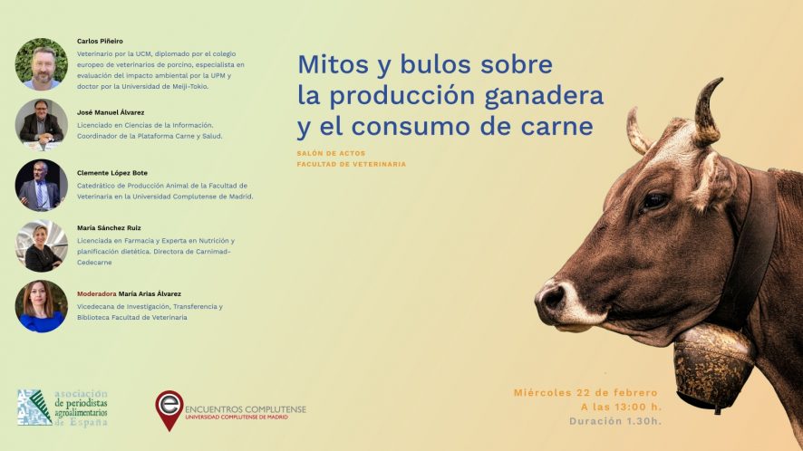Jornada UCM-APAE: "Mitos y bulos sobre la producción ganadera y el consumo de carne"