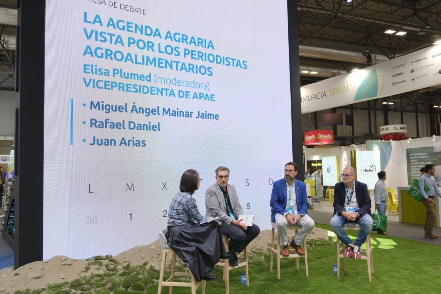 Entrevistas en el stand de Cajamar en Fruit Attraction